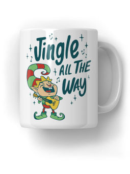 Kubek Jingle All The Way - HiPanda! Śmieszne Prezenty z Nadrukami ?