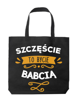 Torba Szczęście to bycie babcią - HiPanda! Śmieszne prezenty z Nadrukami ?