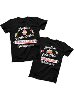 Zestaw koszulek Polizani Zaklepani Czarna - HiPanda.pl