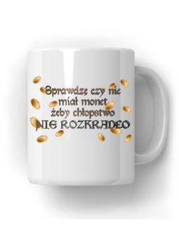 Kubek 1670 Sprawdzę Czy Nie Miał Monet - HiPanda! Śmieszne Prezenty z Nadrukami ?