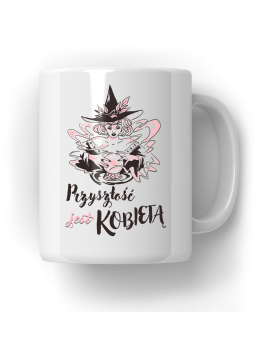 Kubek Przyszłość Jest Kobietą - HiPanda! Śmieszne Prezenty z Nadrukami ?