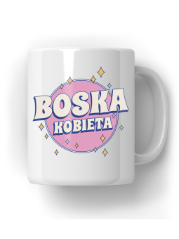 Kubek Boska Kobieta - HiPanda! Śmieszne Prezenty z Nadrukami ?