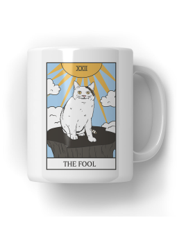 Kubek Kot Tarot - HiPanda! Śmieszne Prezenty z Nadrukami ?