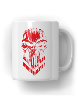 Kubek Punisher Military Red - HiPanda! Śmieszne Prezenty z Nadrukami ?