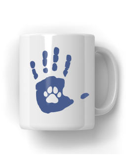 Kubek Dłoń Psia Łapa - HiPanda! Śmieszne Prezenty z Nadrukami ?