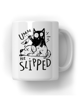 Kubek Pies i Kot z Nożem - HiPanda! Śmieszne Prezenty z Nadrukami ?