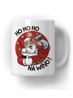 Kubek Ho Ho Ho Na Wino - HiPanda! Śmieszne Prezenty z Nadrukami ?