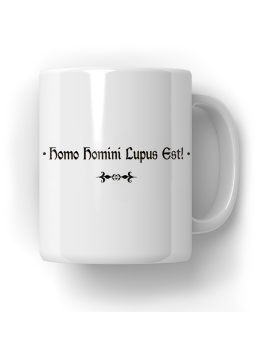 Kubek 1670 Homo Homini Lupus Est - HiPanda! Śmieszne Prezenty z Nadrukami ?