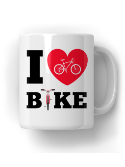 Kubek Rower I Love Bike - HiPanda! Śmieszne Prezenty z Nadrukami ?