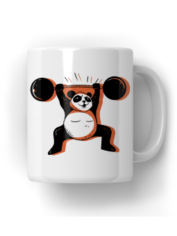 Kubek Panda Siłownia - HiPanda! Śmieszne Prezenty z Nadrukami ?