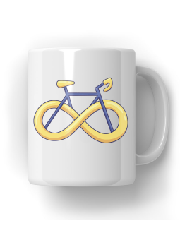 Kubek Rowerowy Znak Nieskończoności - HiPanda! Śmieszne Prezenty z Nadrukami ?