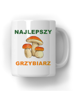 Kubek Najlepszy Grzybiarz - HiPanda! Śmieszne Prezenty z Nadrukami ?