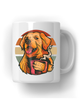 Kubek Labrador z Kawką - HiPanda! Śmieszne Prezenty z Nadrukami ?