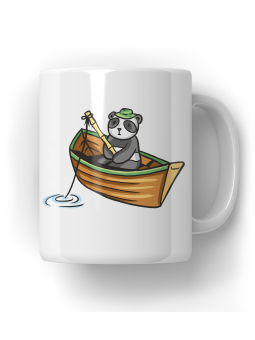 Kubek Panda Wędkarz - HiPanda! Śmieszne Prezenty z Nadrukami ?