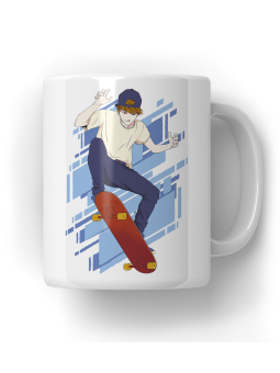 Kubek Anime Skater - HiPanda! Śmieszne Prezenty z Nadrukami ?