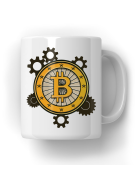 Kubek Bitcoin Gears - HiPanda! Śmieszne Prezenty z Nadrukami ?