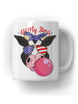 Kubek USA Cow - HiPanda! Śmieszne Prezenty z Nadrukami ?