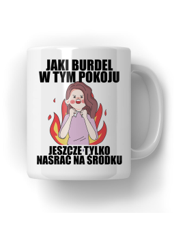 Kubek Bałagan w Pokoju - HiPanda! Śmieszne Prezenty z Nadrukami ?