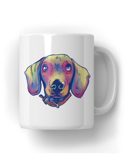 Kubek Pies Dachshund Watercolor - HiPanda! Śmieszne Prezenty z Nadrukami ?