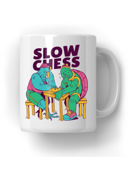 Kubek Slow Chess Szachy - HiPanda! Śmieszne Prezenty z Nadrukami ?