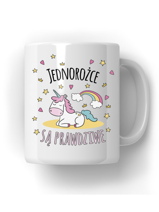 Kubek Jednorożce Są Prawdziwe - HiPanda! Śmieszne Prezenty z Nadrukami ?