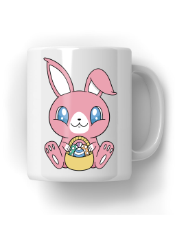 Kubek Słodki Zajączek z Koszykiem - HiPanda! Śmieszne Prezenty z Nadrukami ?