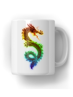 Kubek Kolorowy Smok - HiPanda! Śmieszne Prezenty z Nadrukami ?