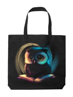 Torba Słodka Sowa z Książką - HiPanda! Śmieszne prezenty z Nadrukami ?