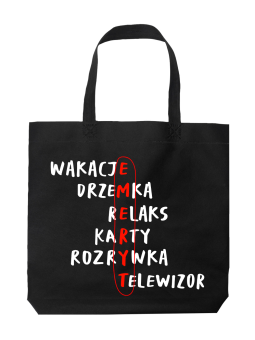 Torba Emeryt Krzyżówka - HiPanda! Śmieszne prezenty z Nadrukami ?