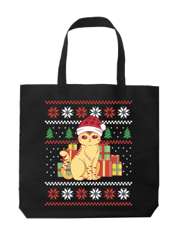 Torba Świąteczny Słodki Kot - HiPanda! Śmieszne prezenty z Nadrukami ?