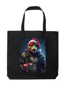 Torba Świąteczny Dinozaur Cyberpunk - HiPanda! Śmieszne prezenty z Nadrukami ?