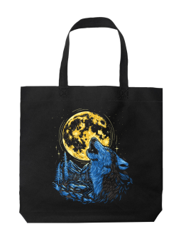 Torba Wilk w Balsku Księżyca - HiPanda! Śmieszne prezenty z Nadrukami ?