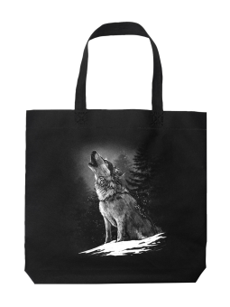 Torba Realistyczny Wilk - HiPanda! Śmieszne prezenty z Nadrukami ?