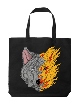 Torba Palący Wilk - HiPanda! Śmieszne prezenty z Nadrukami ?