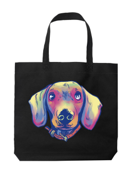 Torba Pies Dachshund Watercolor - HiPanda! Śmieszne prezenty z Nadrukami ?