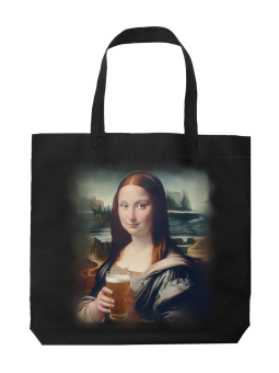 Torba Mona Lisa z Piwem - HiPanda! Śmieszne prezenty z Nadrukami ?