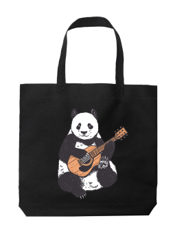 Torba Panda Grająca na Gitarze - HiPanda! Śmieszne prezenty z Nadrukami ?