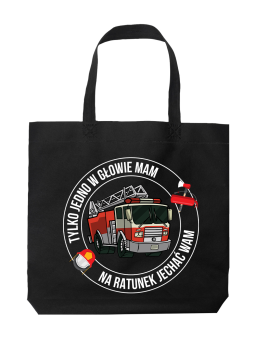 Torba Strażak w Głowie Ma - HiPanda! Śmieszne prezenty z Nadrukami ?