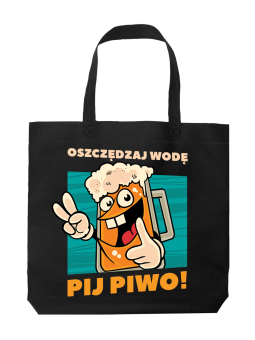 Torba Oszczędzaj Wodę Pij Piwo - HiPanda! Śmieszne prezenty z Nadrukami ?