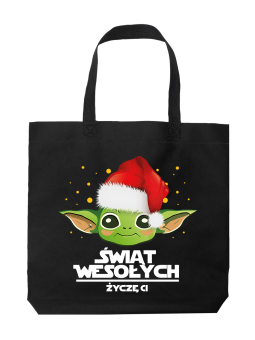 Torba Yoda Świąt Wesołych - HiPanda! Śmieszne prezenty z Nadrukami ?