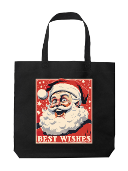 Torba Mikołaj Best Wishes - HiPanda! Śmieszne prezenty z Nadrukami ?