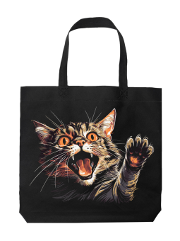 Torba Zły Kot Ilustracja - HiPanda! Śmieszne prezenty z Nadrukami ?