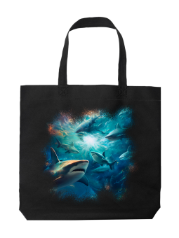 Torba Galaxy Of Sharks - HiPanda! Śmieszne prezenty z Nadrukami ?