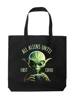 Torba Człowiek Przed Kawą - HiPanda! Śmieszne prezenty z Nadrukami ?