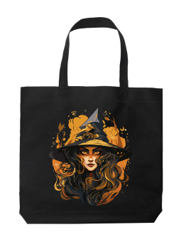 Torba Złota Wiedźma Halloween - HiPanda! Śmieszne prezenty z Nadrukami ?