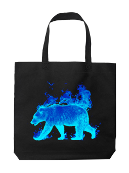 Torba Bear Animal On Fire - HiPanda! Śmieszne prezenty z Nadrukami ?