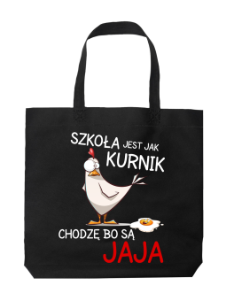 Torba Szkoła jest jak kurnik - HiPanda! Śmieszne prezenty z Nadrukami ?
