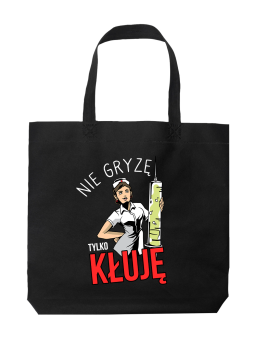 Torba Nie gryzę, kłuję - HiPanda! Śmieszne prezenty z Nadrukami ?