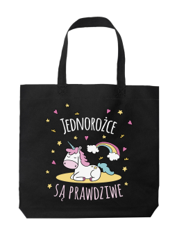 Torba Jednorożce są prawdziwe - HiPanda! Śmieszne prezenty z Nadrukami ?