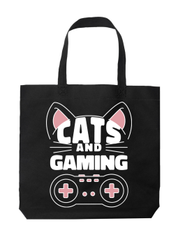 Torba Cats and Gaming - HiPanda! Śmieszne prezenty z Nadrukami ?